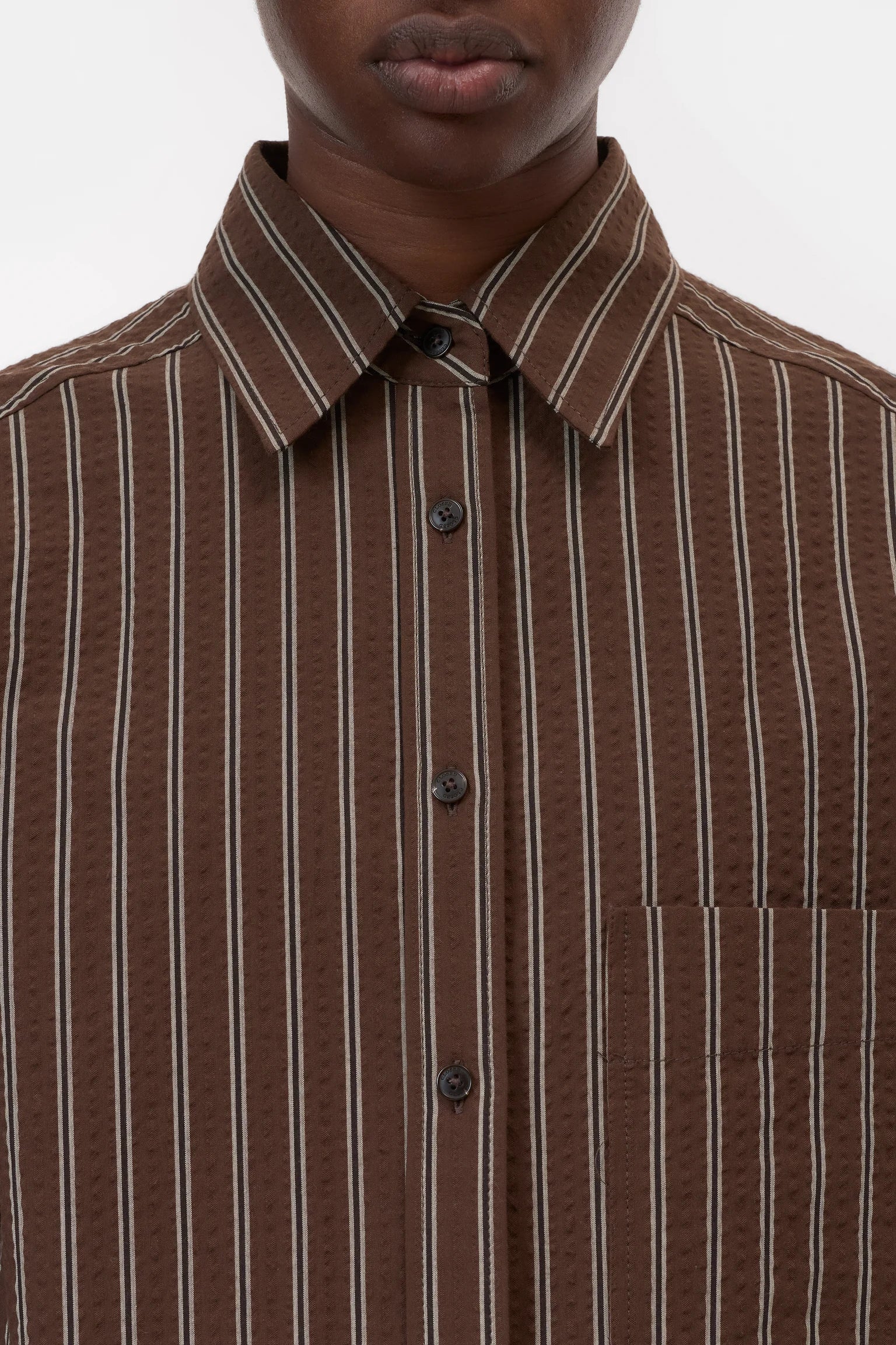 Closed Bluse Maple Stripe