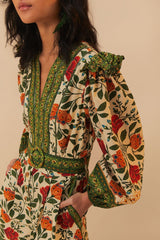 Farm Rio Jumpsuit Garden