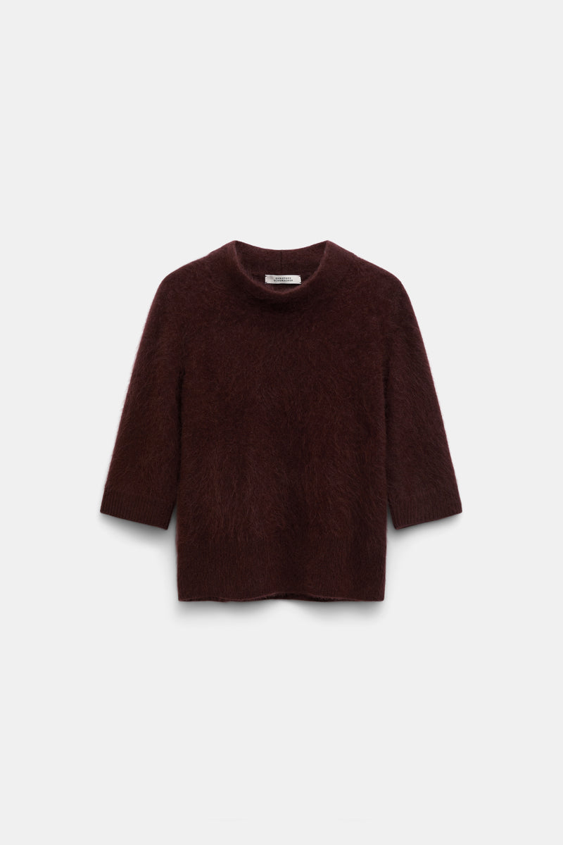 Dorothee Schumacher Sweater Fluffy Statement Choco
