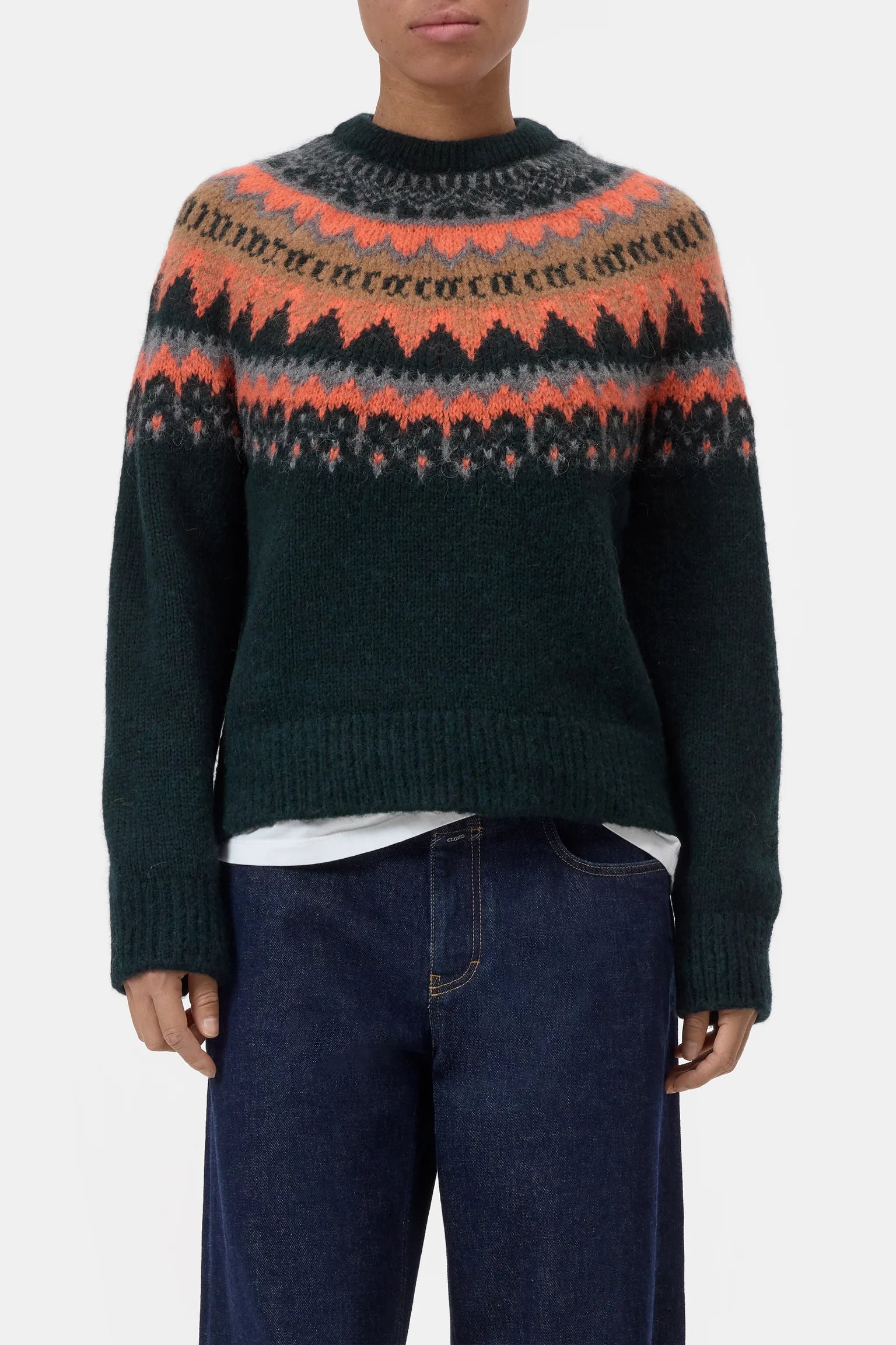 Closed Pullover Shadow Green