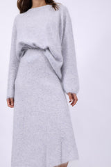 Herzensangelegenheit Pullover Blend Aluminium