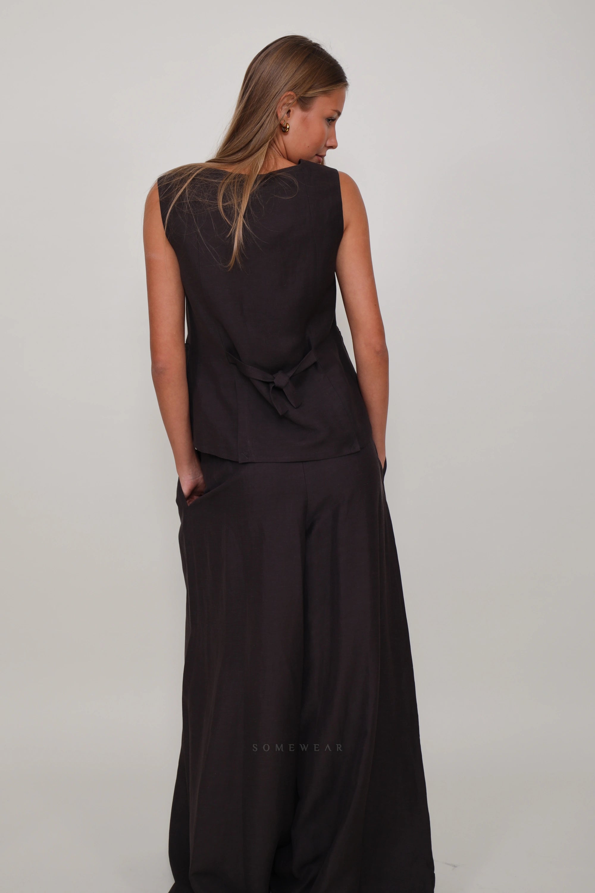 Liviana Conti Waistcoat Fondente