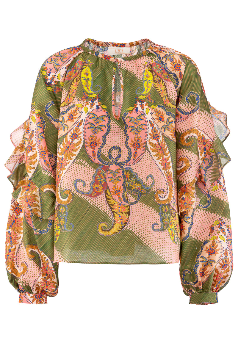 IVI Collection Bluse Rustic Paisley