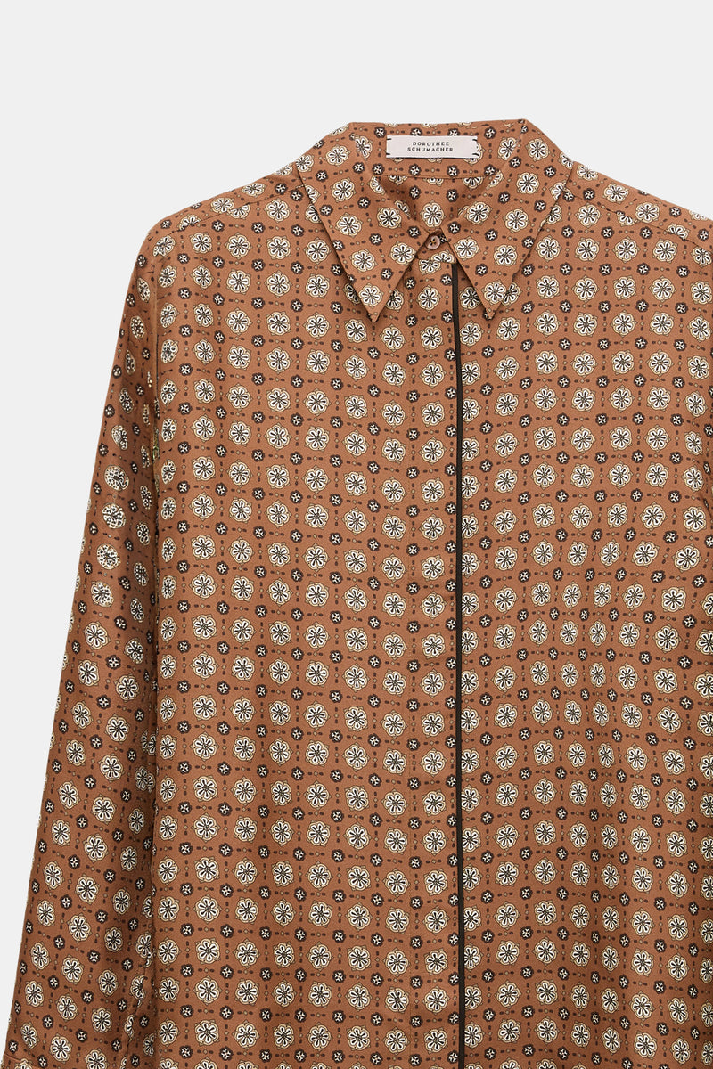 Dorothee Schumacher Bluse Graphic Dreams Brown