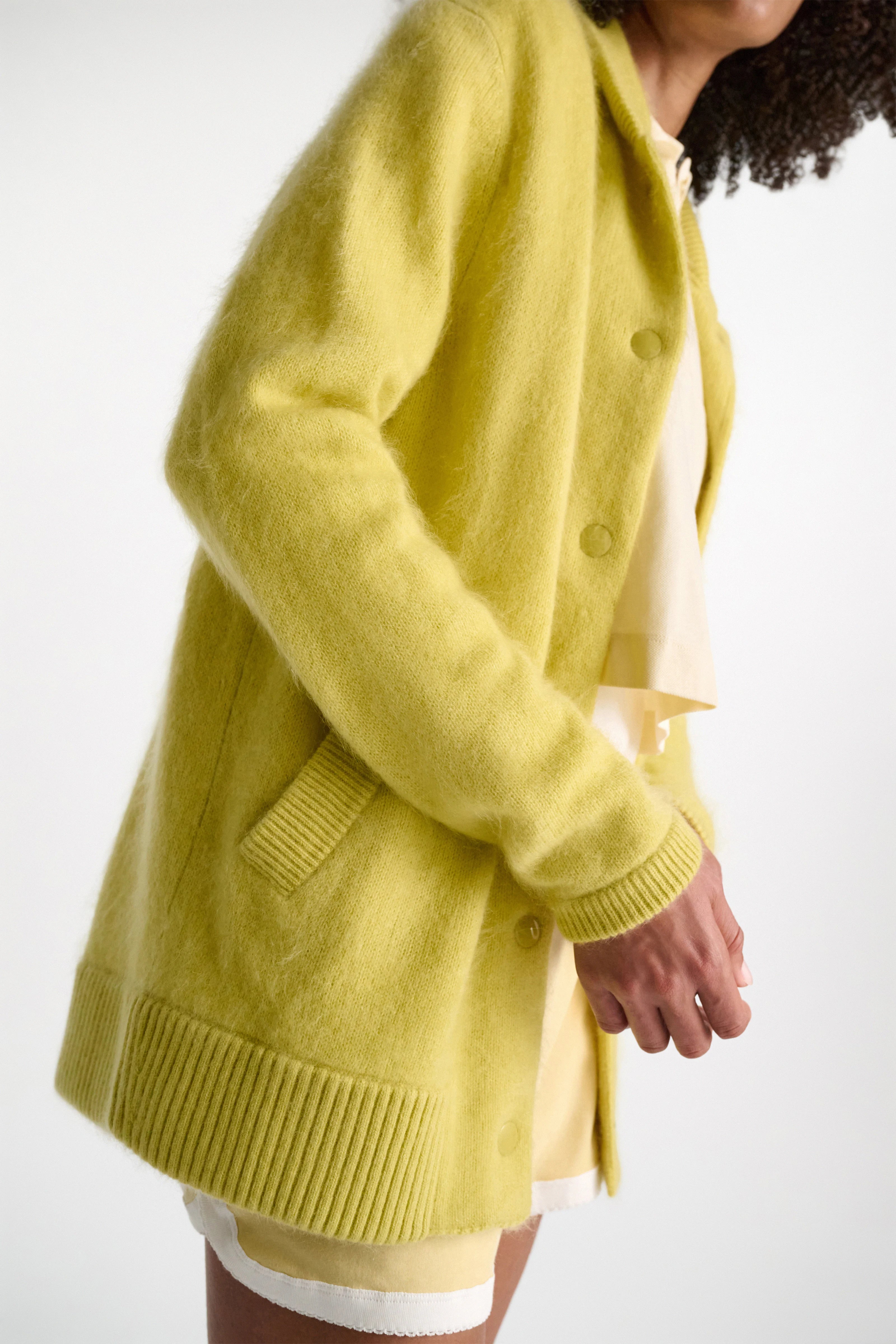 Dorothee Schumacher Cardigan Fluffy Statements Goldfinch
