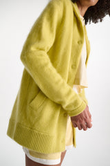 Dorothee Schumacher Cardigan Fluffy Statement Goldfinch