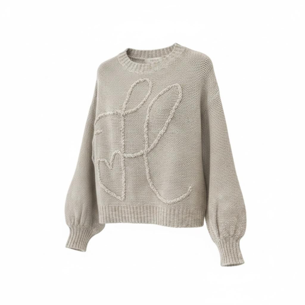 Heart Sweater Bella Aluminum