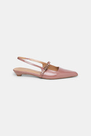 Dorothee Schumacher Slingback Glossy Shine Copper