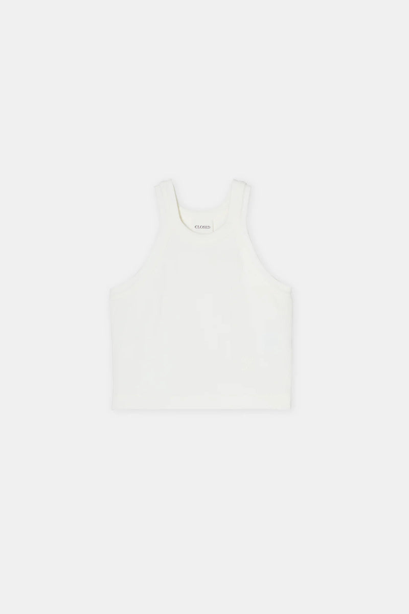 Closed Cropped Top White