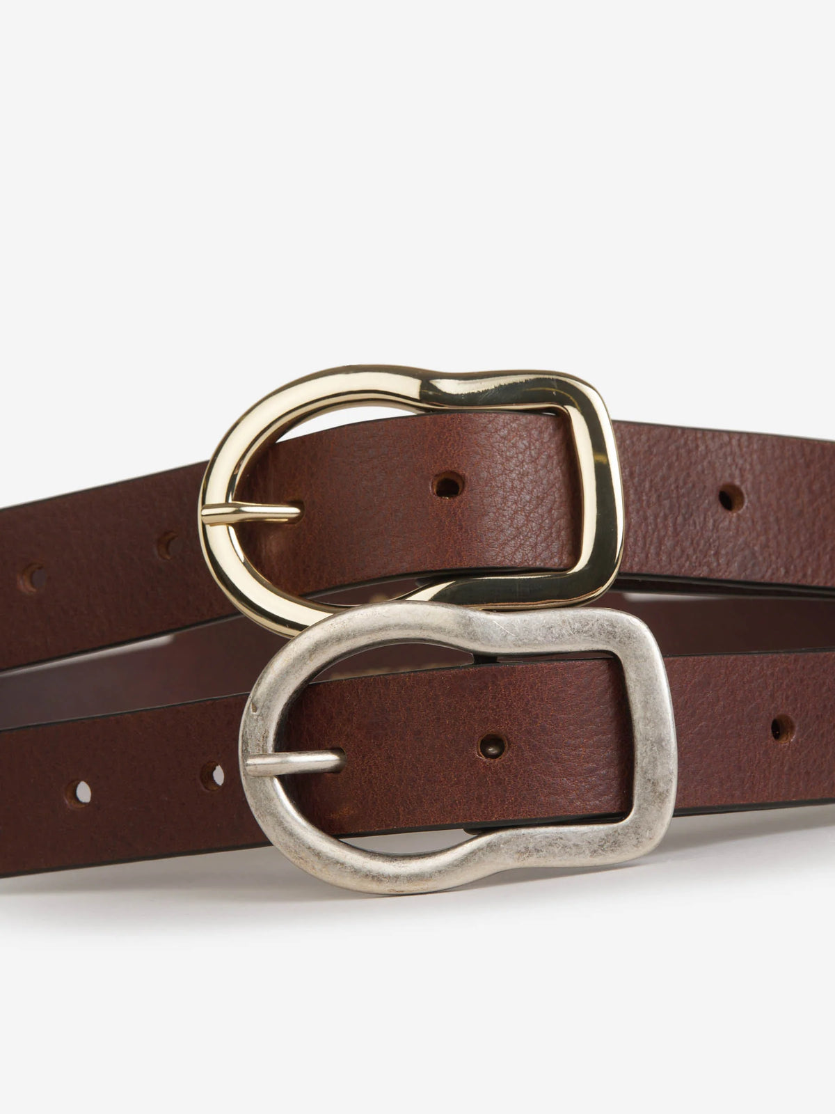 Dorothee Schumacher Strong Femininity Double Belt Brown