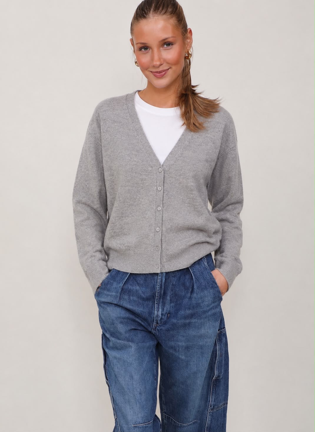 Herzens Cardigan V-Stone