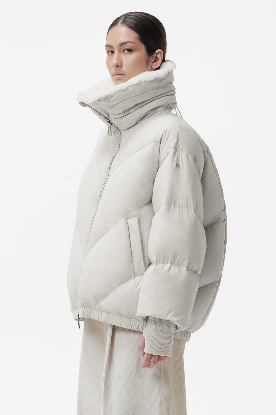 Duno Jacke Celia Cream White