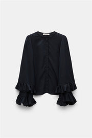 Dorothee Schumacher Bluse Soft Stripes Navy
