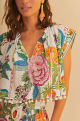 Farm Rio Blouse Bloom