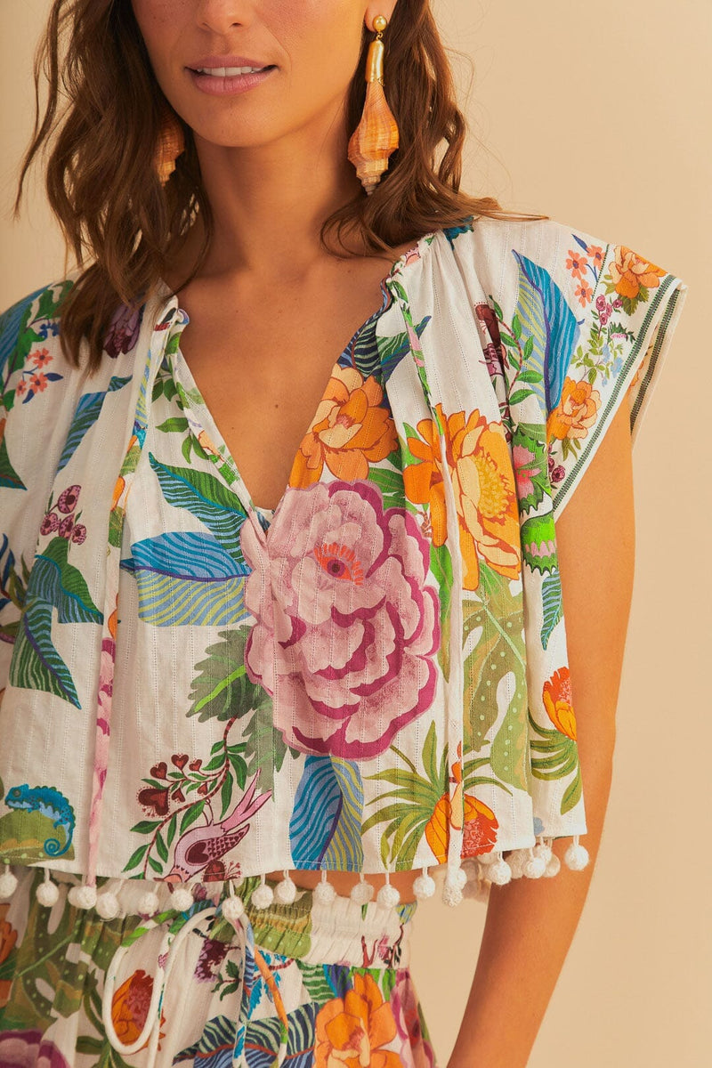 Farm Rio Blouse Bloom