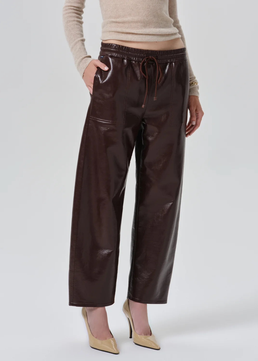 Citizens of Humanity Lederhose Burgundy