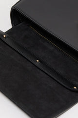 Closed Bag Suede Black