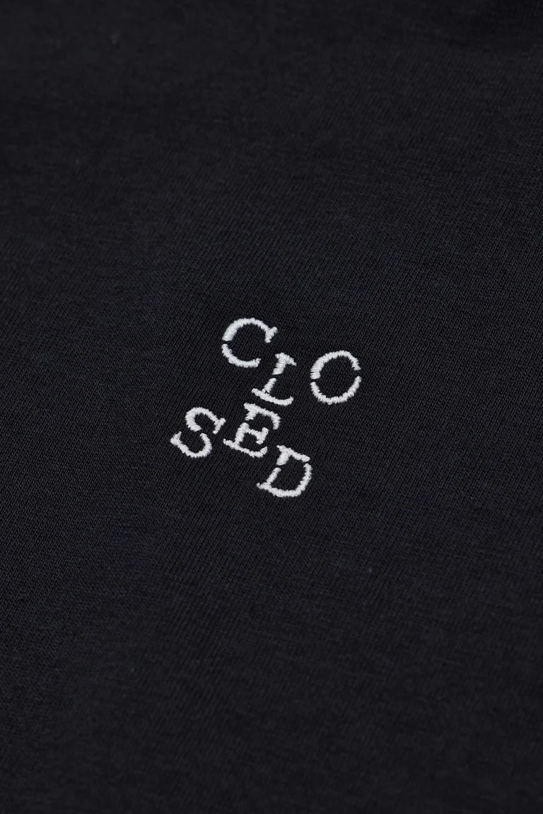 Closed Cropped T-Shirt Black