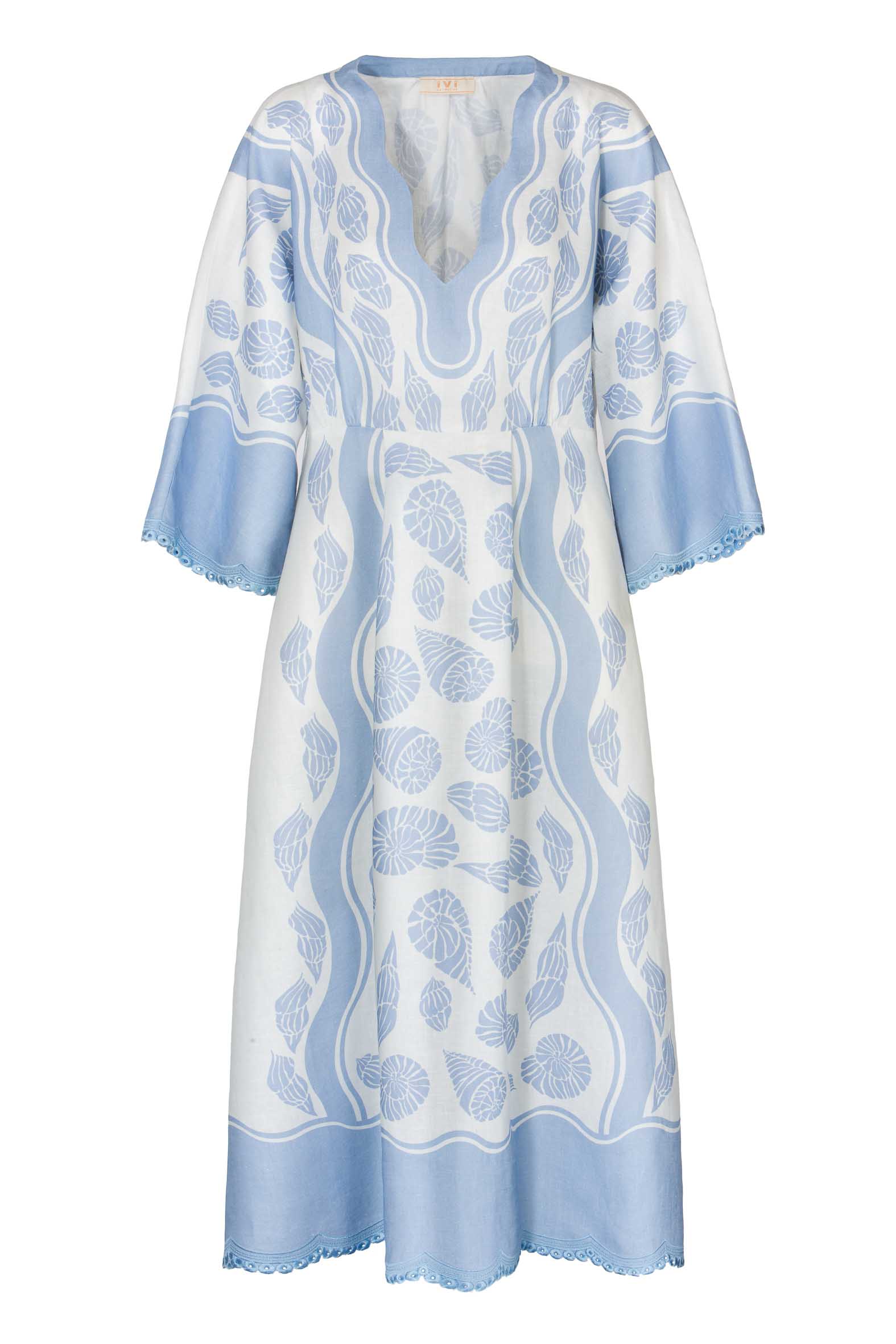 IVI Kleid Fossil Shell Sky