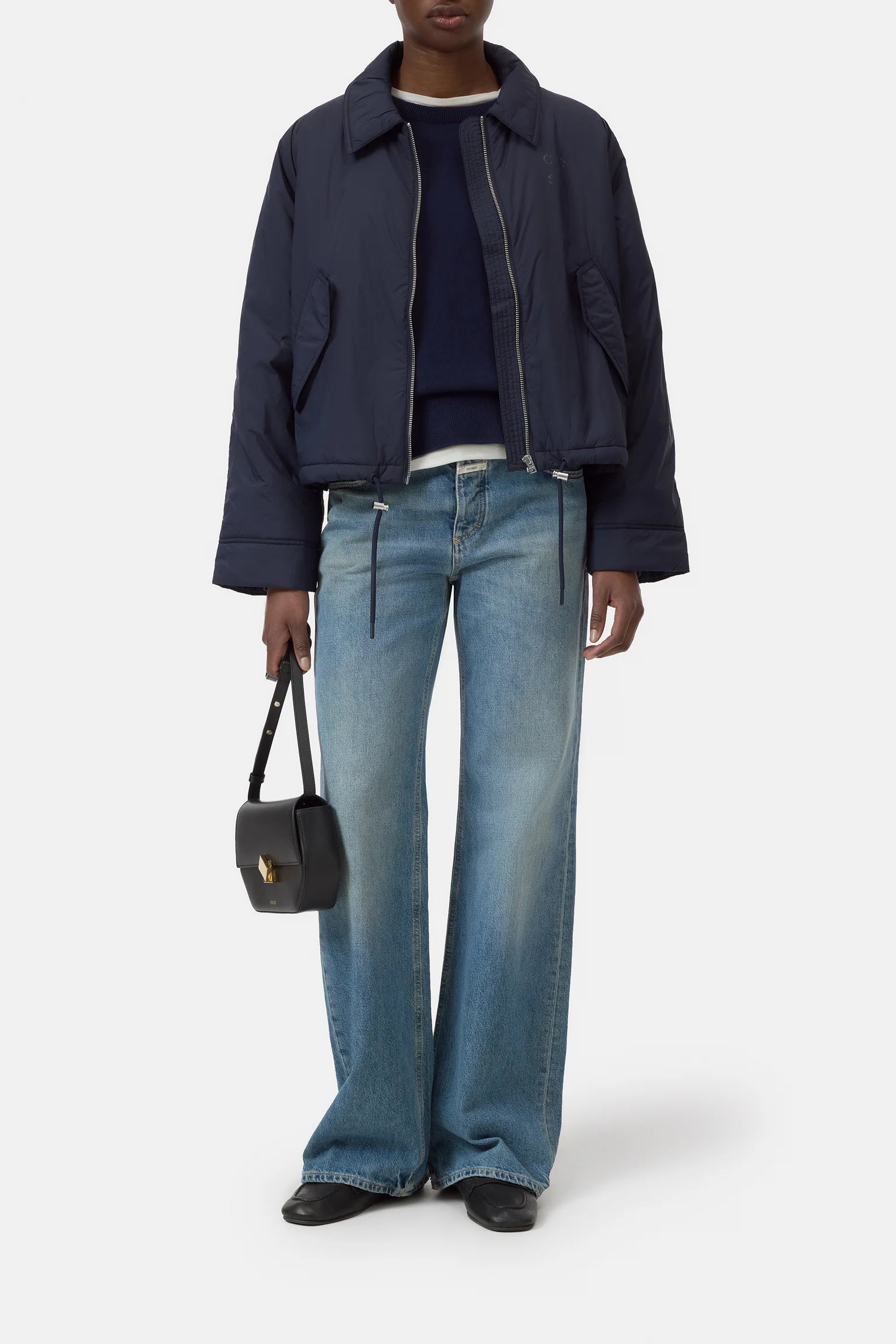 Closed Blouson Navy