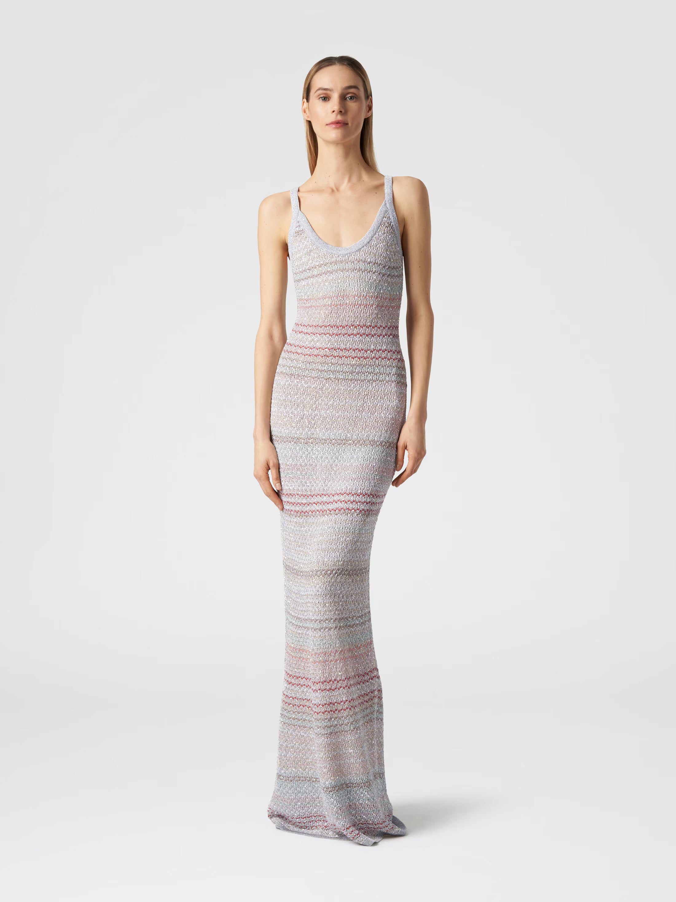 Missoni Long Dress Zigzag Weave