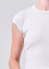 Agolde Tee Edison Bone