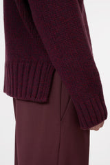 Closed Pullover Rolli Raisin
