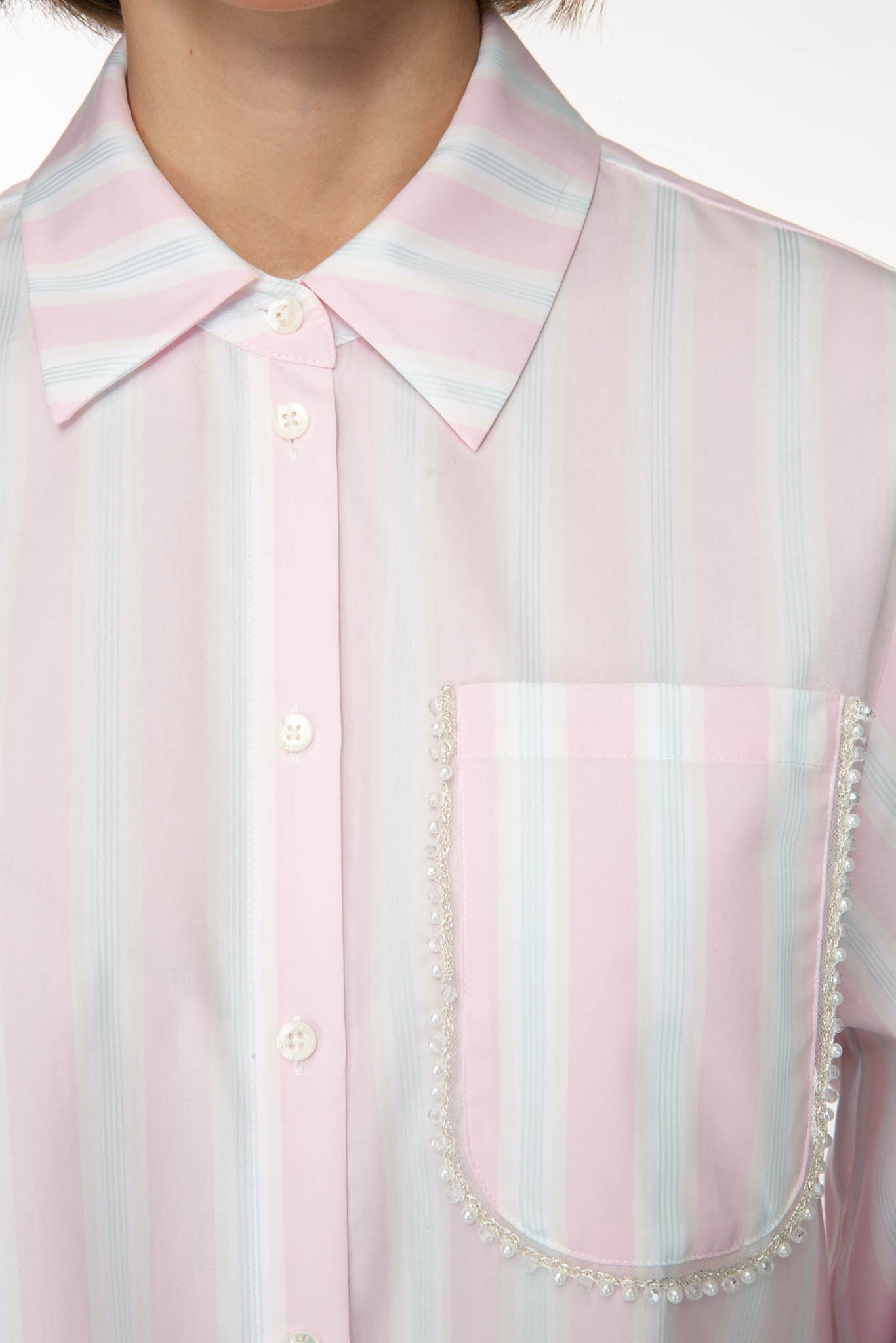 IVI Bluse Pastel Stripe