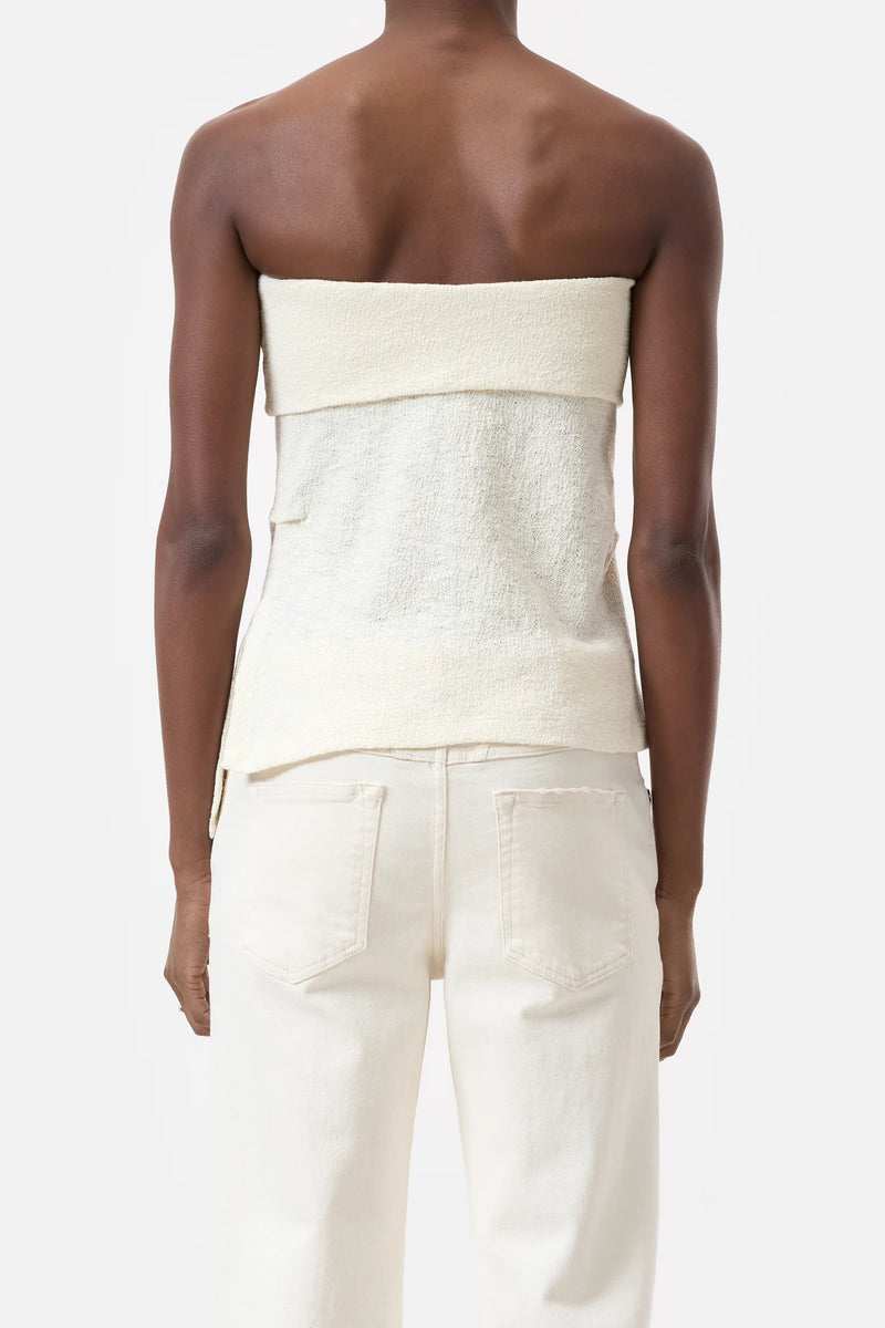 Closed Top Bandeau Beige