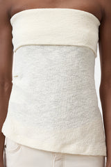 Closed Top Bandeau Beige