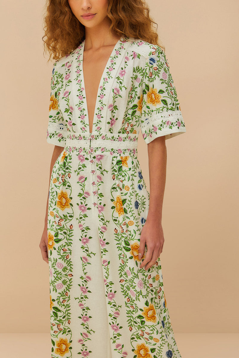 Farm Rio Jumpsuit Floral