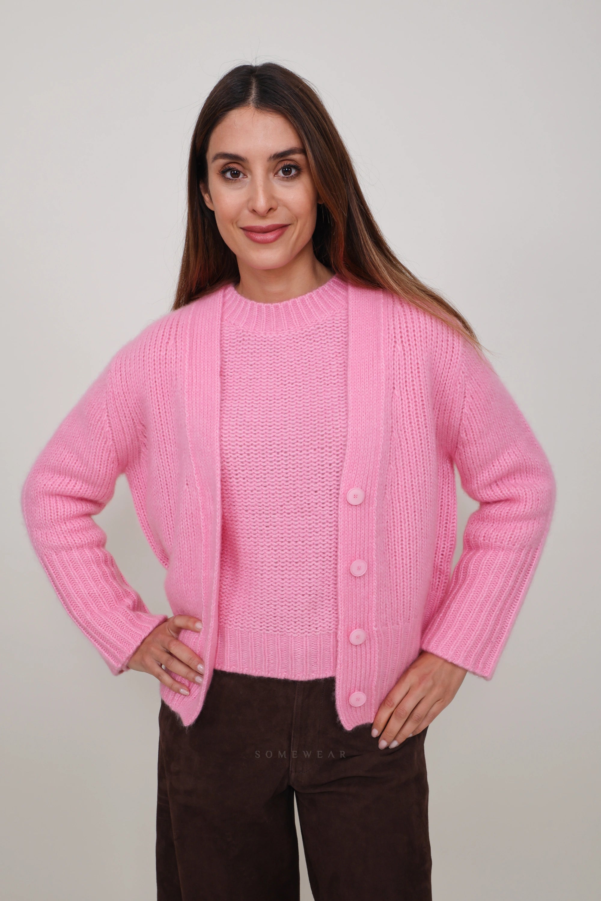 Heart Cardigan Celeste Candy