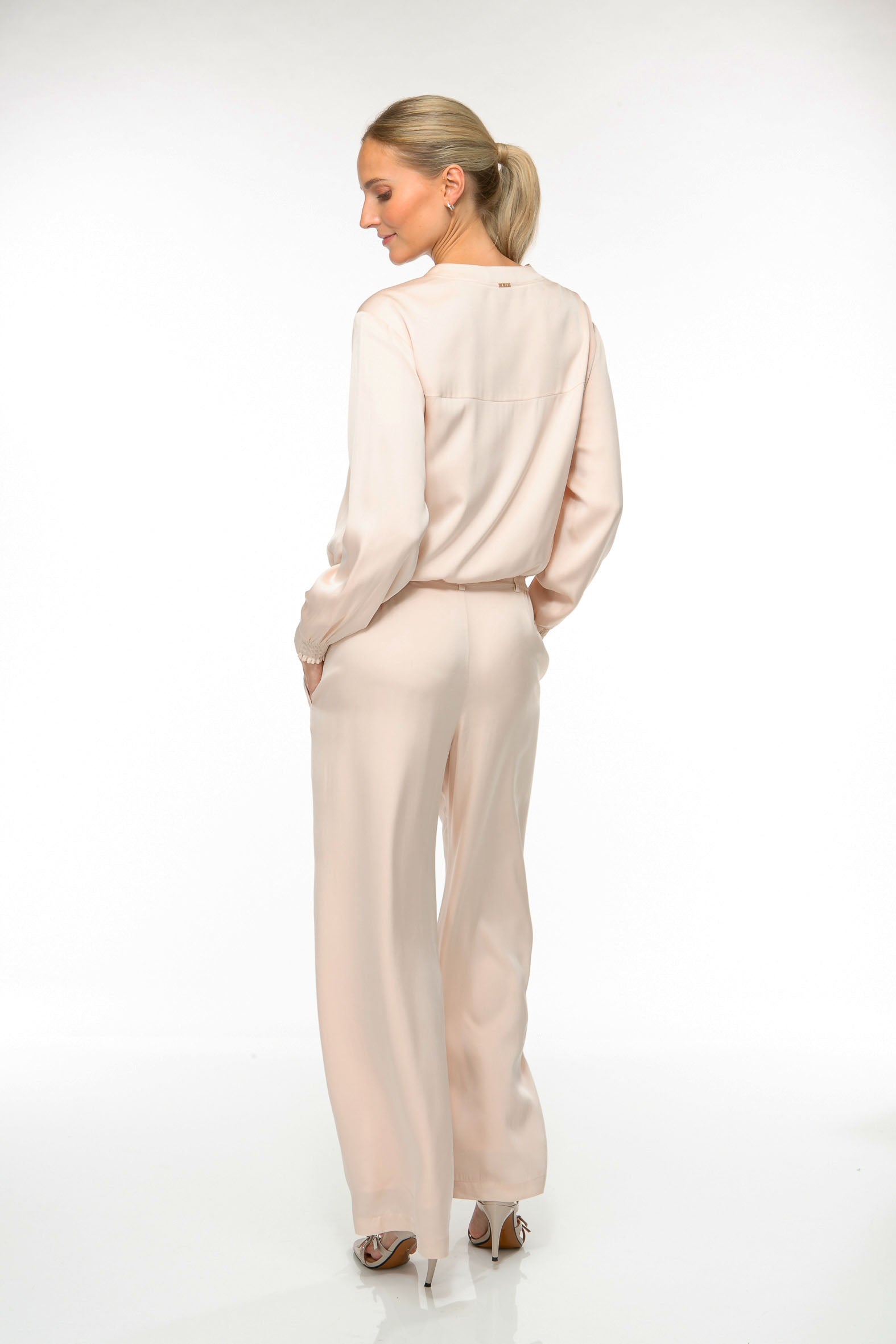 IVI Blouson Solid Silk Sand