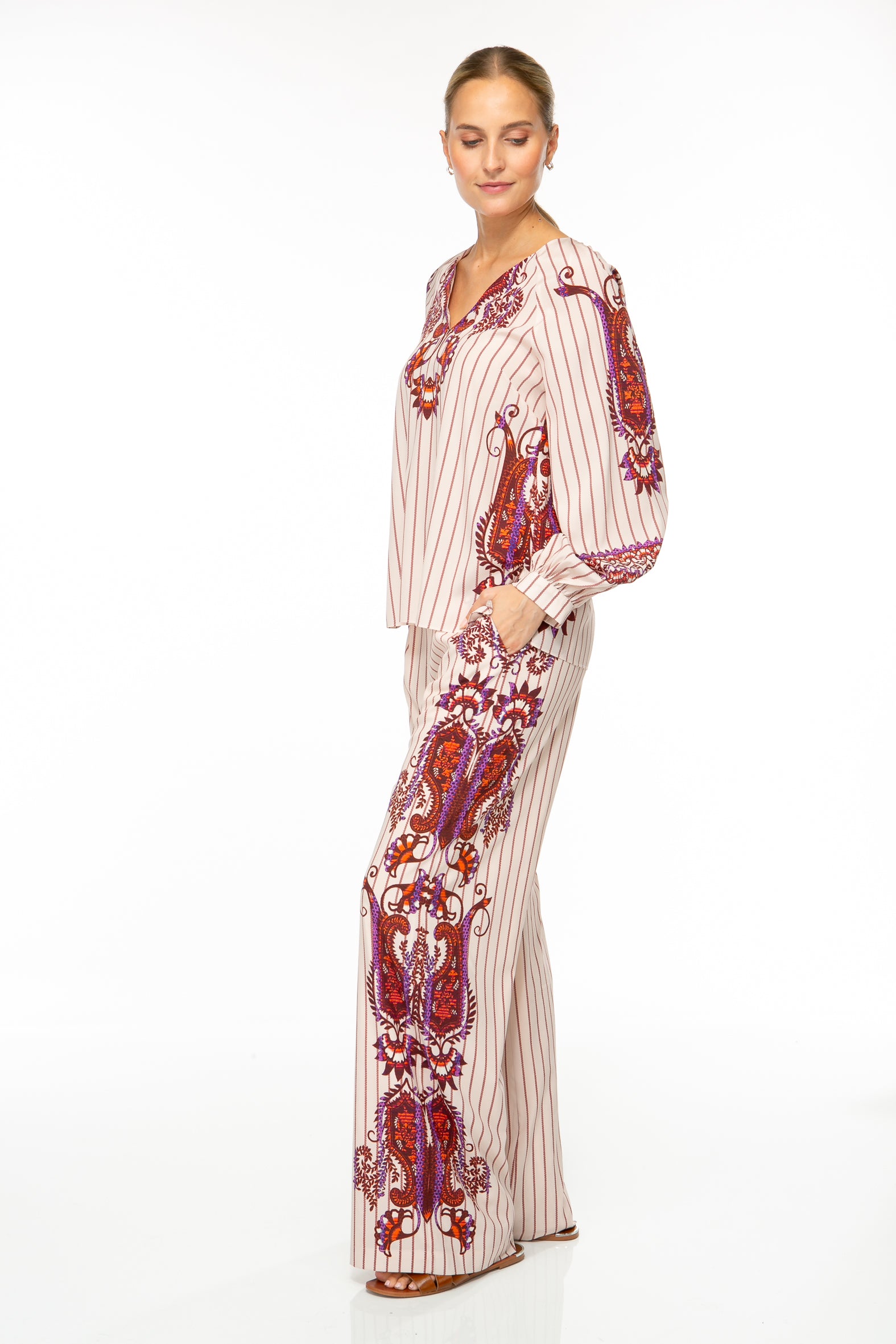 IVI Bluse Bamboo Paisley