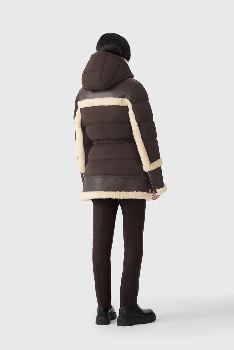 Mackage Parka Lilibeth Coffee