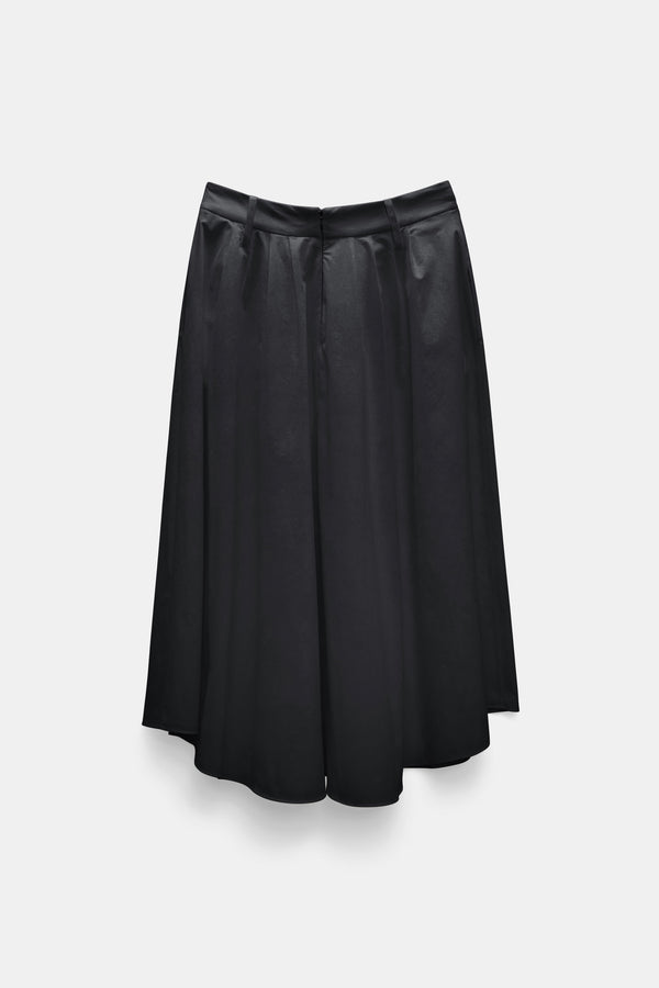 Dorothee Schumacher Midi-Rock Poplin Power Black