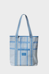 Lala Berlin Tote Carmela Heritage Stripe Blue