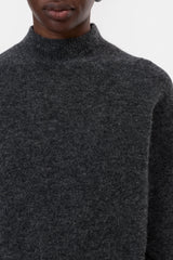 Closed Pullover Mock Neck