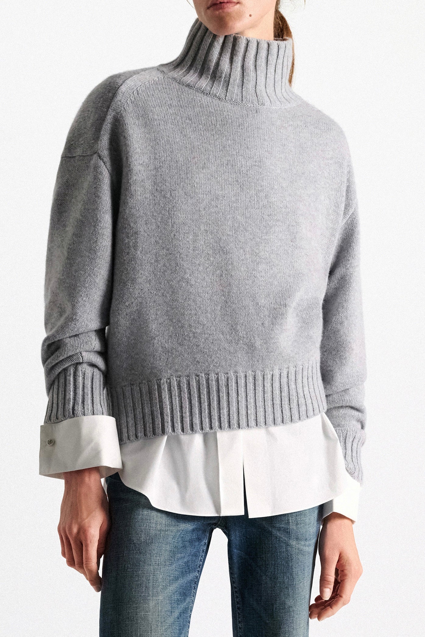 Dorothee Schumacher Pullover Modern Statements Grey