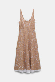 Dorothee Schumacher Kleid Lacy Dreams Tan