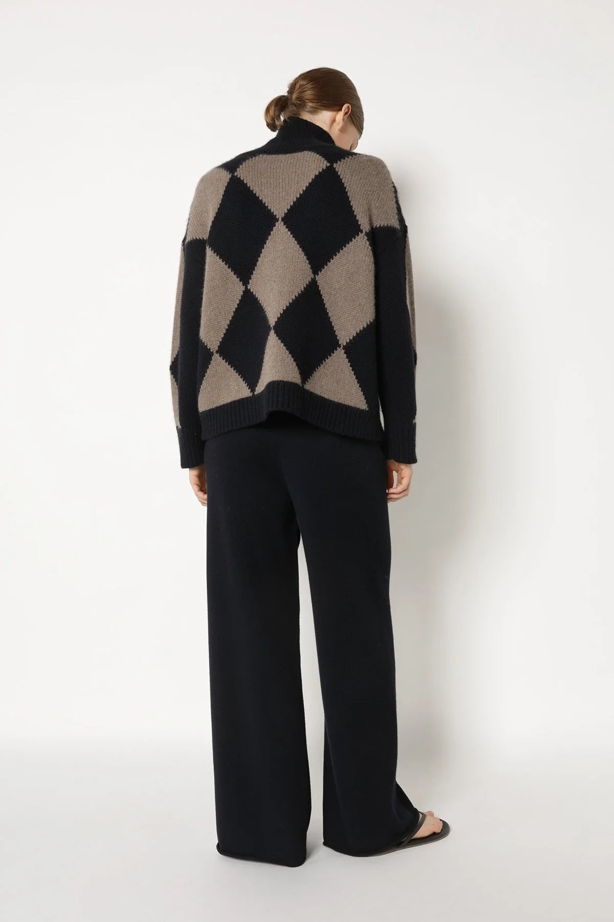 Sminfinity Pullover Argyle Black