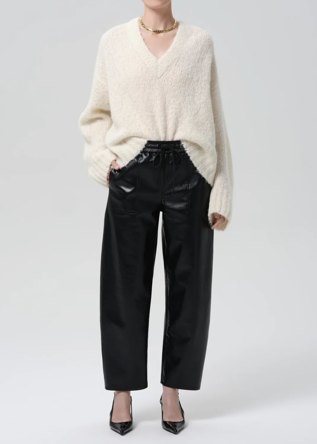 Citizens of Humanity Leather Pants Black