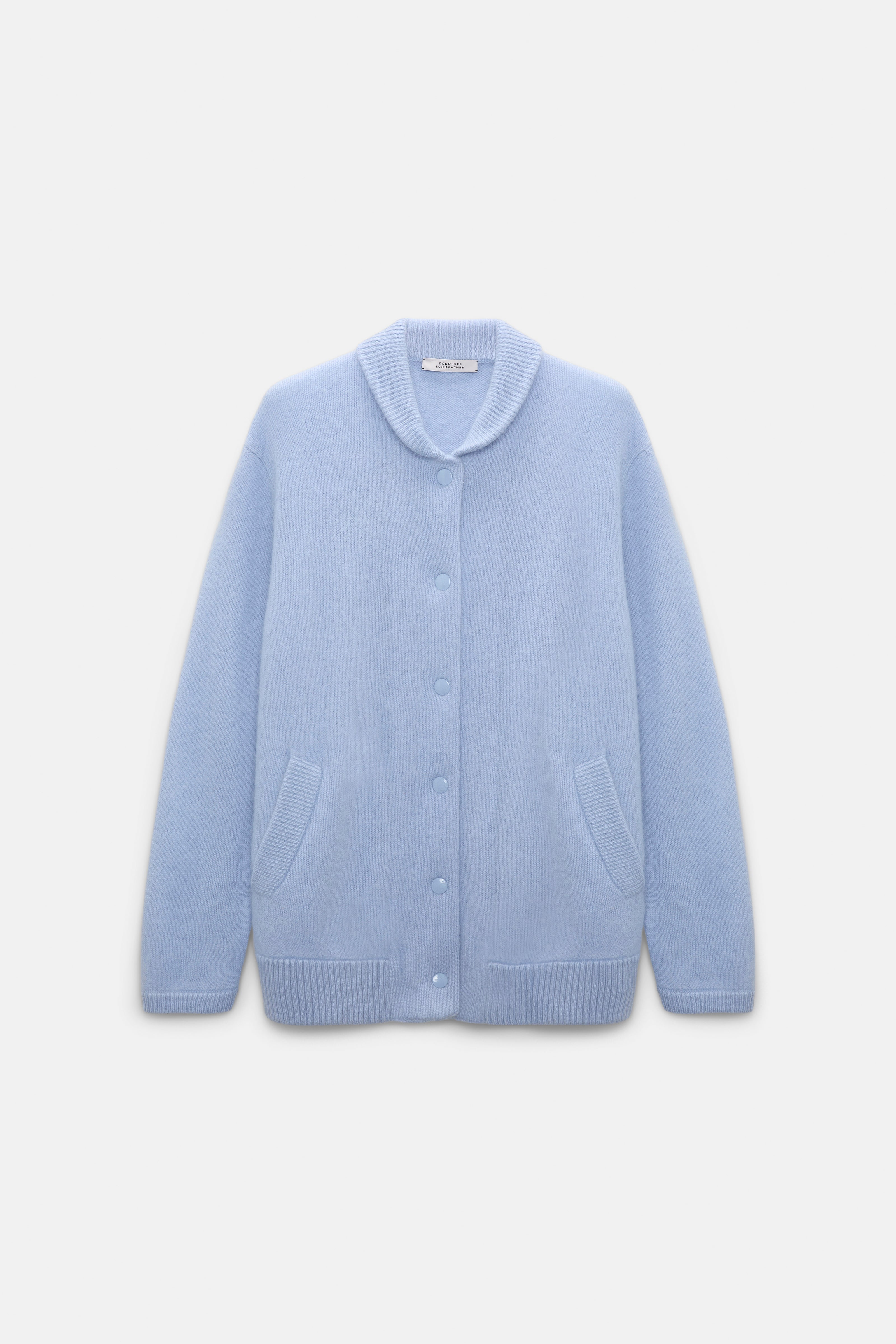 Dorothee Schumacher Cardigan Fluffy Statements Arctic