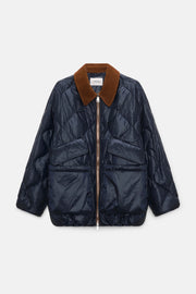 Dorothee Schumacher Jacke Cozy Coolness Navy