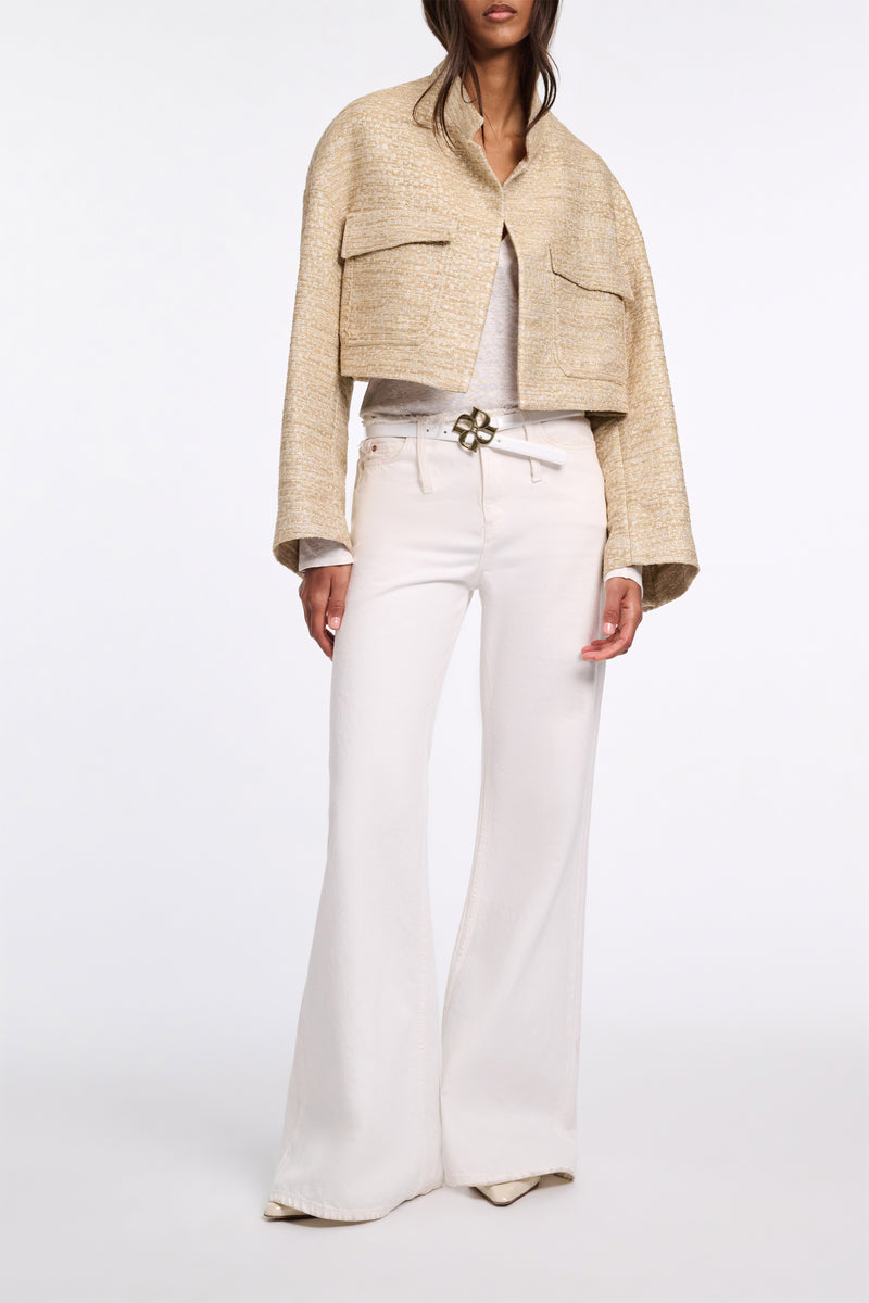 Dorothee Schumacher jacket shiny coolness