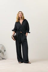 Closed Hose Wynston Washed Black