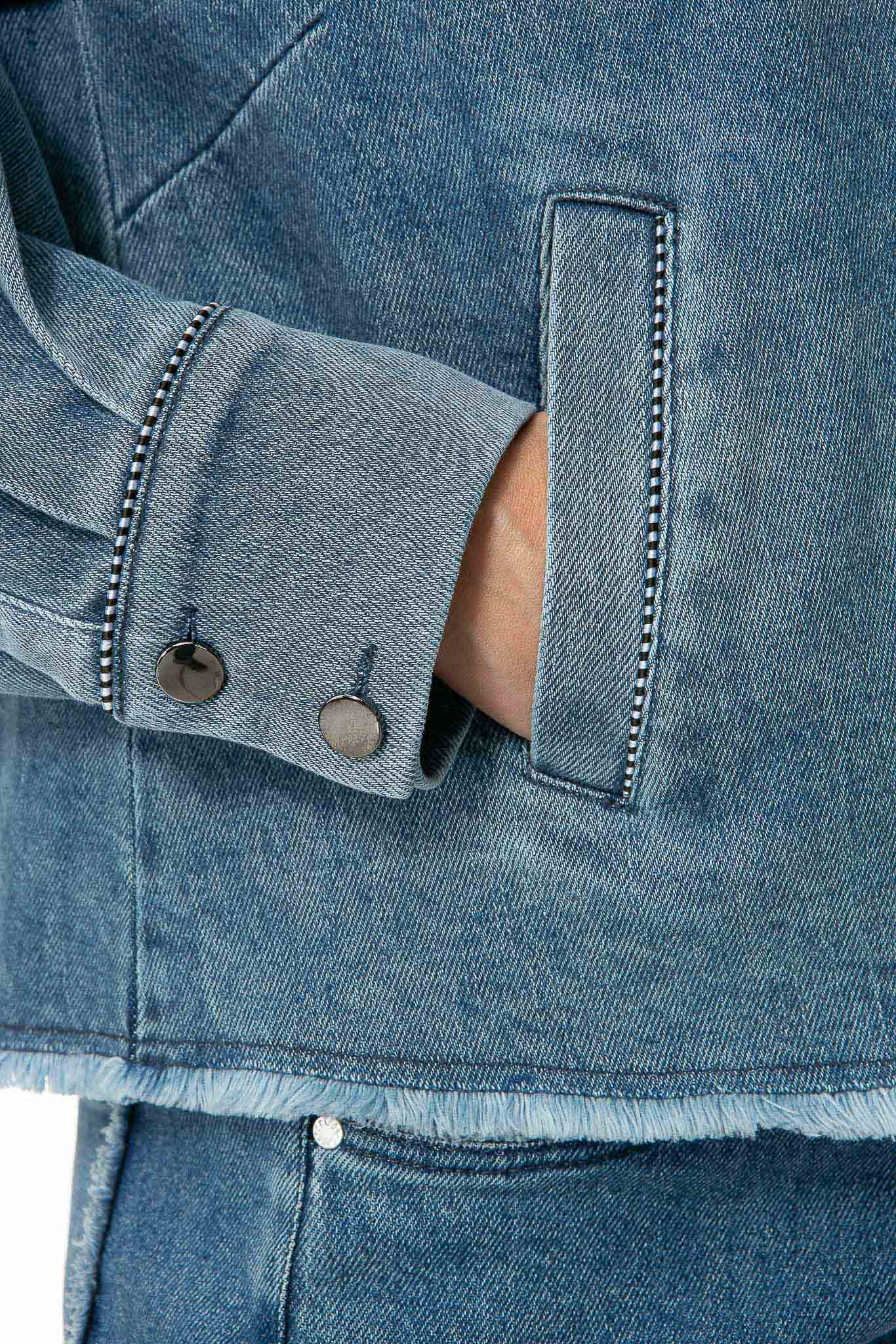 IVI Bluse Elegance Denim