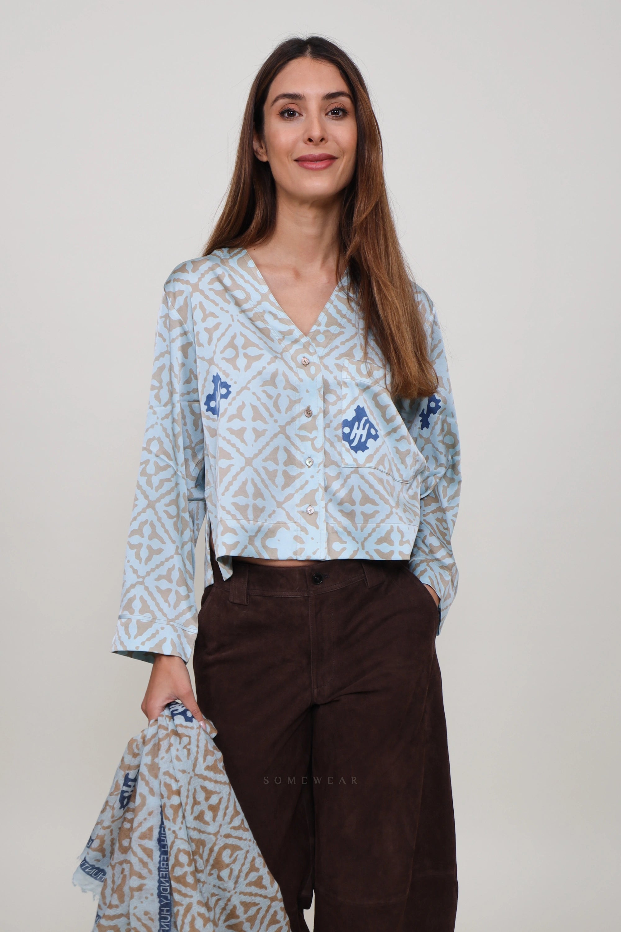 Friendly Hunting blouse Pearl Eyes of Marrakesh