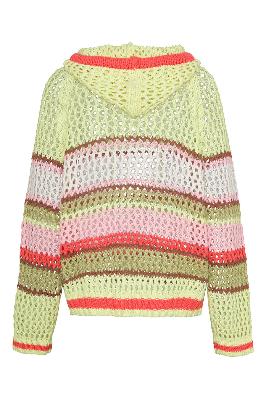 Liv Bergen Hoodie Crochet Limette