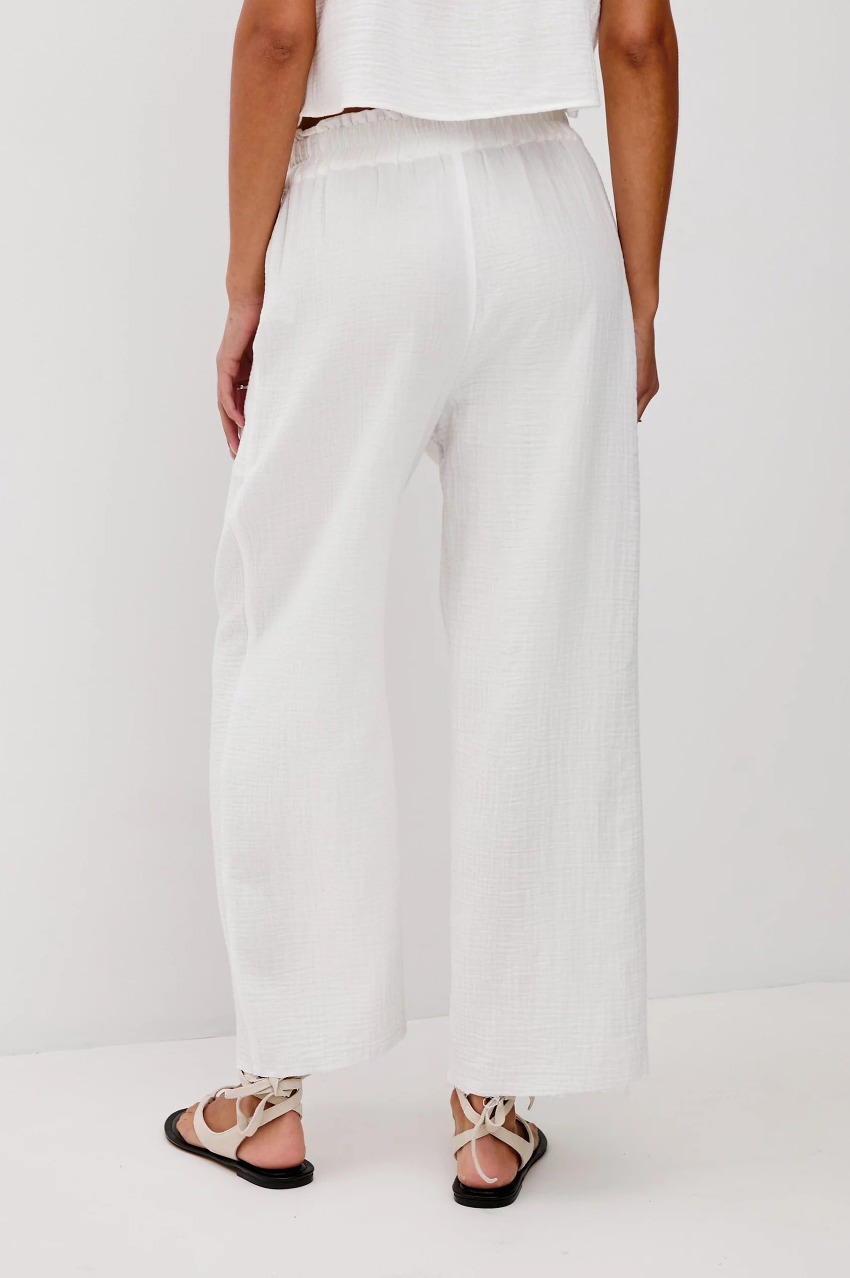 Rails Hose Leon Crop White